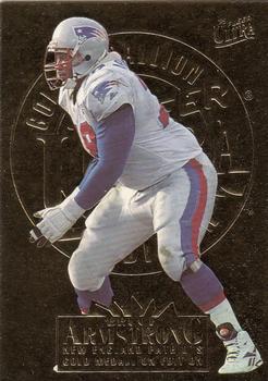 Bruce Armstrong New England Patriots 1995 Ultra Fleer NFL Gold Medallion #196